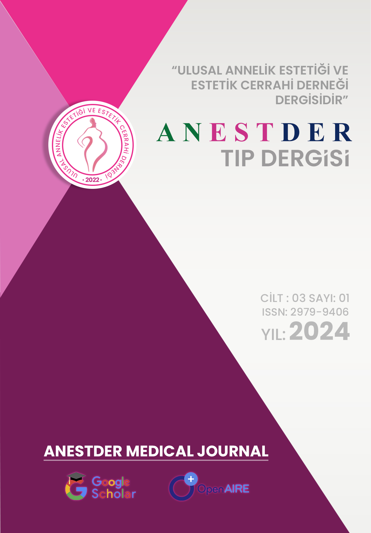 Anestder Tıp Dergisi 3. Sayı Yıl 2024